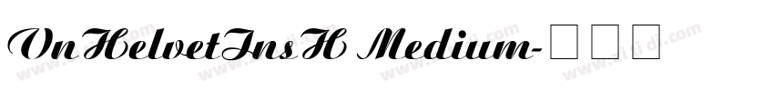 VnHelvetInsH Medium字体转换